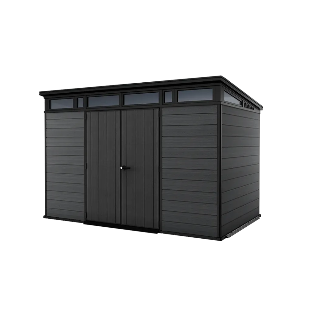 Keter Cortina 11x7 Resin Storage Shed Graphite